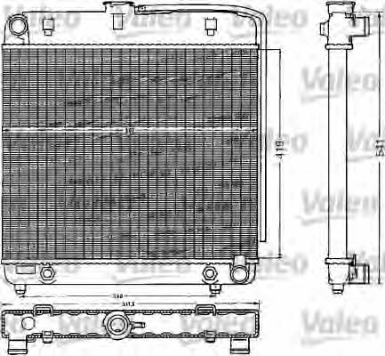 Valeo 883778 Radiator, engine cooling 883778