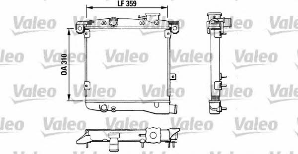 Valeo 883799 Radiator, engine cooling 883799