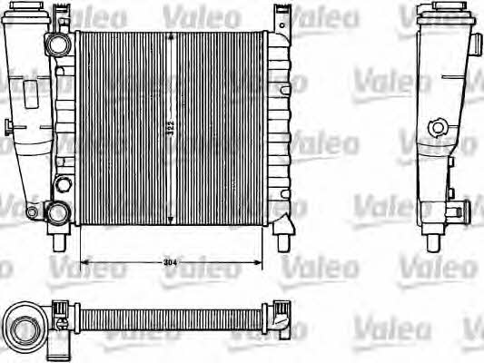 Valeo 883811 Radiator, engine cooling 883811