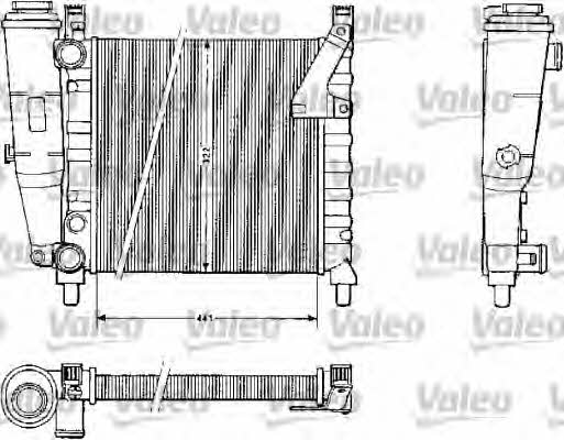 Valeo 883813 Radiator, engine cooling 883813