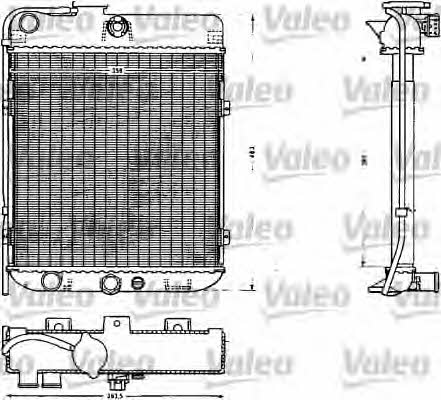 Valeo 883854 Radiator, engine cooling 883854