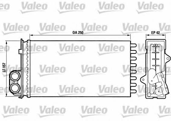 Valeo 883976 Heat exchanger, interior heating 883976