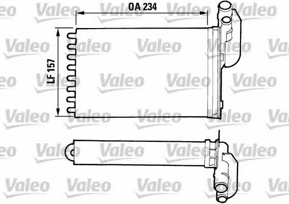 Valeo 883980 Heat exchanger, interior heating 883980