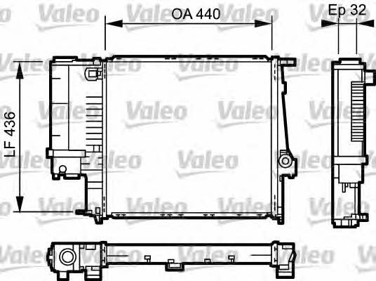 Valeo 731511 Radiator, engine cooling 731511