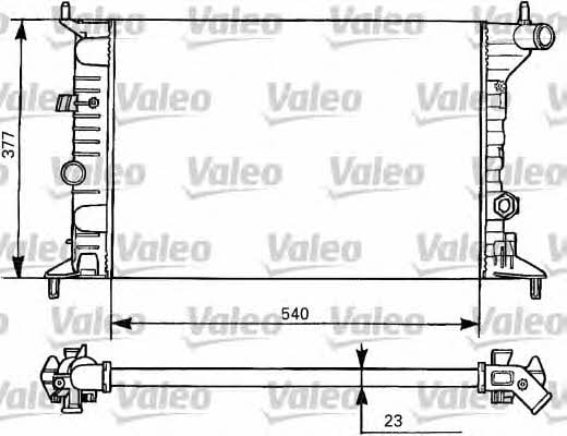 Valeo 731525 Radiator, engine cooling 731525