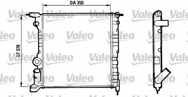 Valeo 816656 Radiator, engine cooling 816656