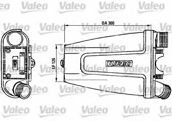 Valeo 816790 Intercooler, charger 816790