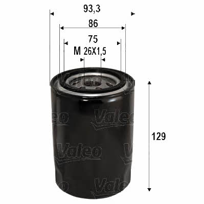 Valeo 586076 Oil Filter 586076