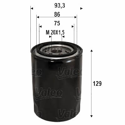 Valeo 586116 Oil Filter 586116