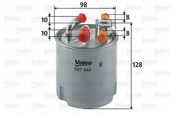 Fuel filter Valeo 587544