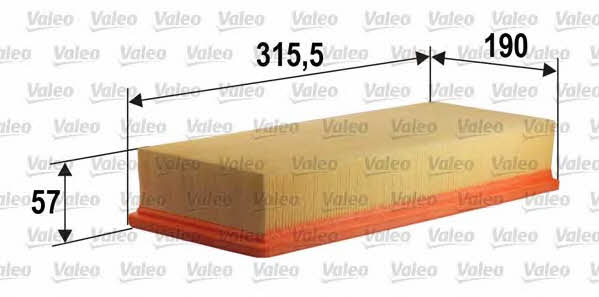 Valeo 585394 Air filter 585394