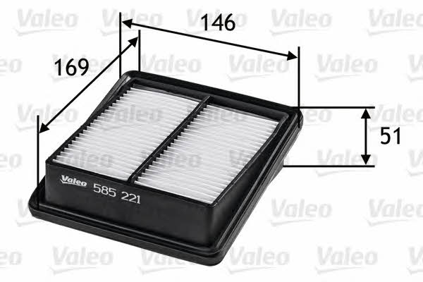Air filter Valeo 585221