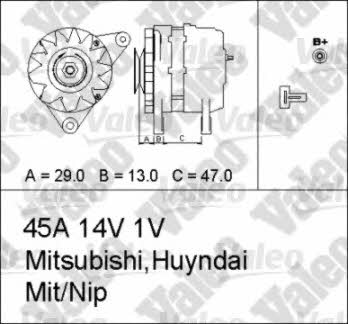 Valeo 436499 Alternator 436499