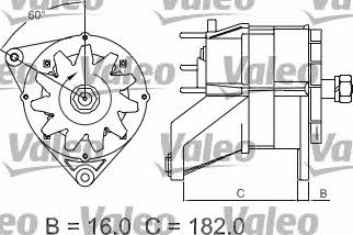 Valeo 436583 Alternator 436583