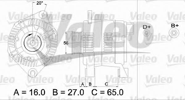 Alternator Valeo 436259