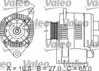 436637 Valeo Alternator