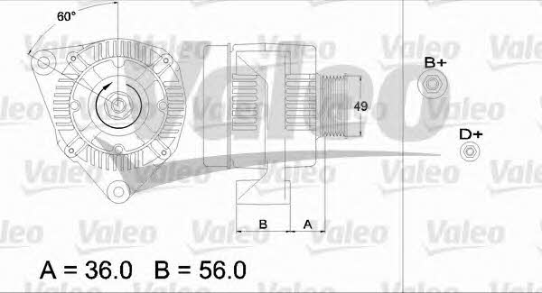 Alternator Valeo 437125