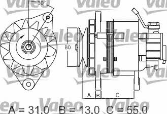 Valeo 437148 Alternator 437148