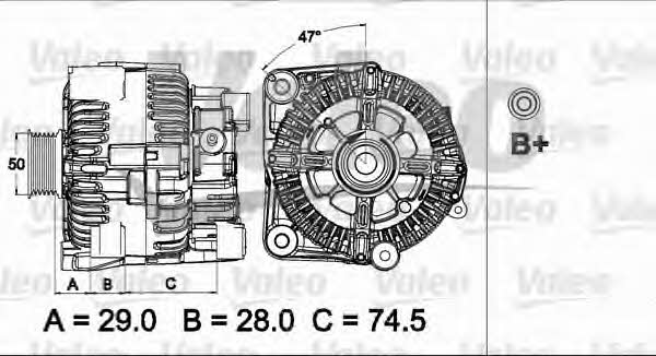 Alternator Valeo 437498