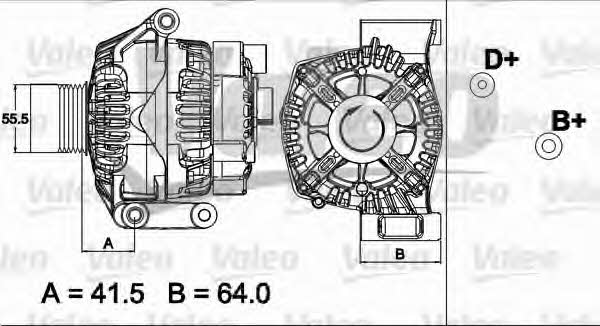 Alternator Valeo 437504