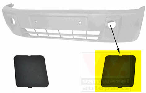 1884581 Van Wezel Trim front bumper left