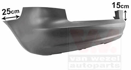 0334544 Van Wezel Bumper rear