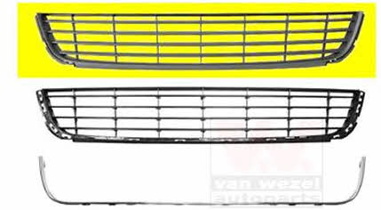 5863590 Van Wezel Front bumper grill