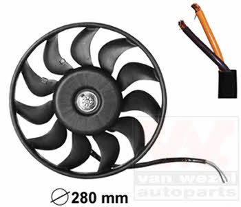 Van Wezel 0318746 Hub, engine cooling fan wheel 0318746