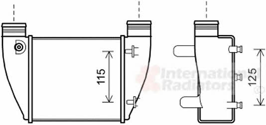 Intercooler Seat Exeo: 03004364 Van Wezel Intercooler, charger