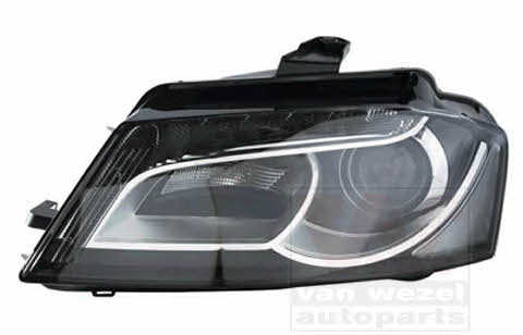 0332985 Van Wezel Headlight left