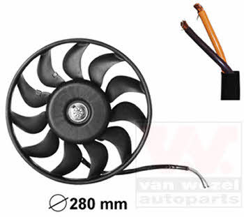 Van Wezel 0325745 Hub, engine cooling fan wheel 0325745