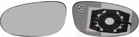 Van Wezel 1780837 Wing mirror glass, left 1780837 1780837 Van Wezel Wing mirror glass, left