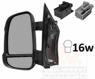 Van Wezel 0983803 Rearview mirror external left 0983803 0983803 Van Wezel Rearview mirror external left