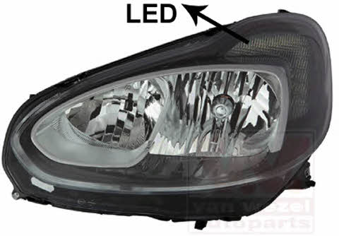 Front light Opel Adam: 3703963N Van Wezel Headlight left