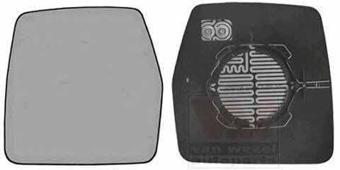 Side view mirror glass Fiat: 1610837 Van Wezel Wing mirror glass, left