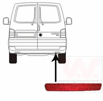 5896930 Van Wezel Rear Right Light Reflector