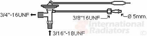 Van Wezel 25001271 Air conditioner expansion valve 25001271