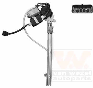 Window lifter Renault Laguna: 4348262 Van Wezel Power window right