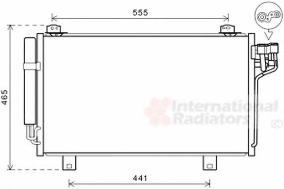 Aircon condenser Mazda 6: 27005261 Van Wezel AC Condenser