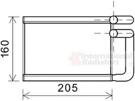 Heater Core KIA Picanto (Kia Picanto): 83006197 Van Wezel Heat exchanger, interior heating