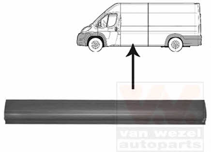 1651109 Van Wezel Repair part fender