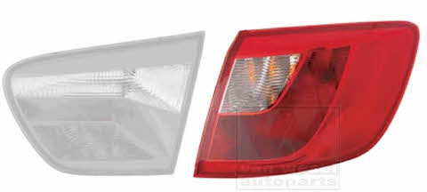 Back lights Seat Ibiza: 4923922 Van Wezel Tail lamp outer right