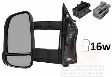 1651825 Van Wezel Rearview mirror external left