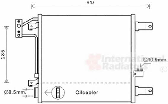 Aircon condenser Jeep Wrangler: 21005057 Van Wezel AC Condenser
