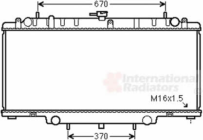 Van Wezel 33002394 Radiator, engine cooling 33002394