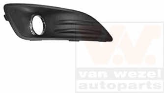1808594 Van Wezel Front bumper grille (plug) right