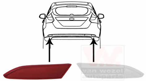 1945939 Van Wezel Light reflector