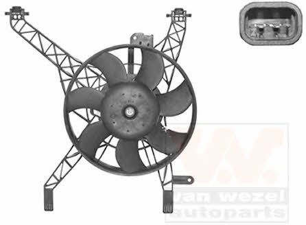 Van Wezel 1807747 Hub, engine cooling fan wheel 1807747