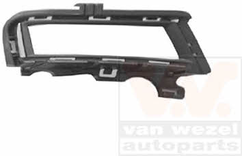 Bumper mesh Volkswagen: 5766594 Van Wezel Front bumper grille (plug) right