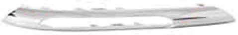 Bumper moulding Mercedes E-Class: 3044597 Van Wezel Front bumper grille (plug) left
